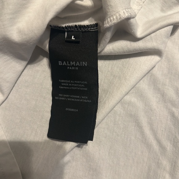 Embossed Balmain shorts and matching set size large - Picture 7 of 7